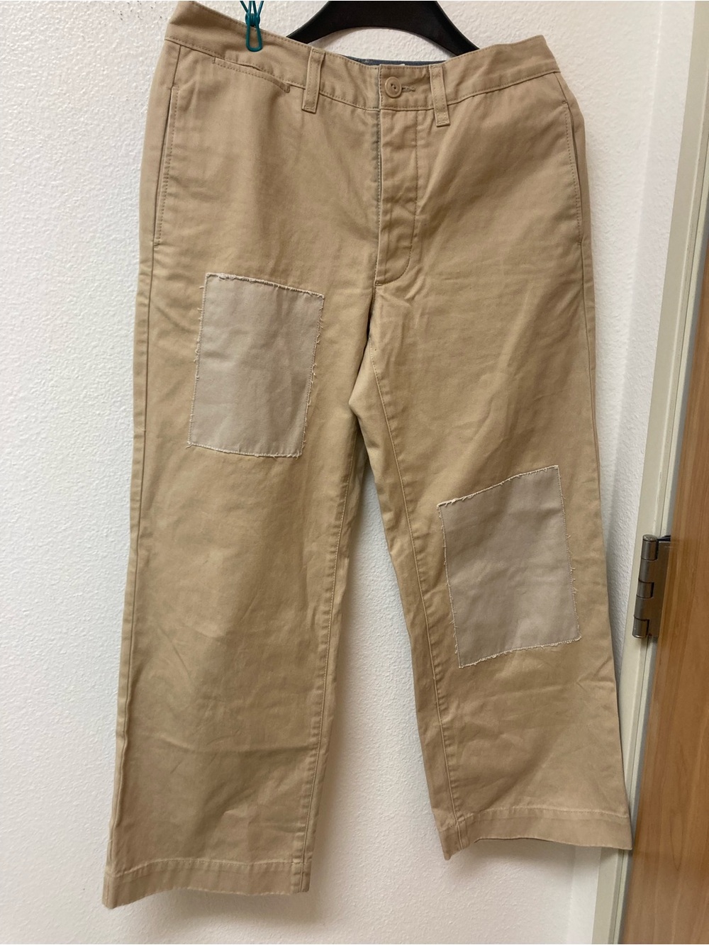 L L BEAN Women’s Signature Boyfriend Patchwork Chinos Wide Leg Size 6